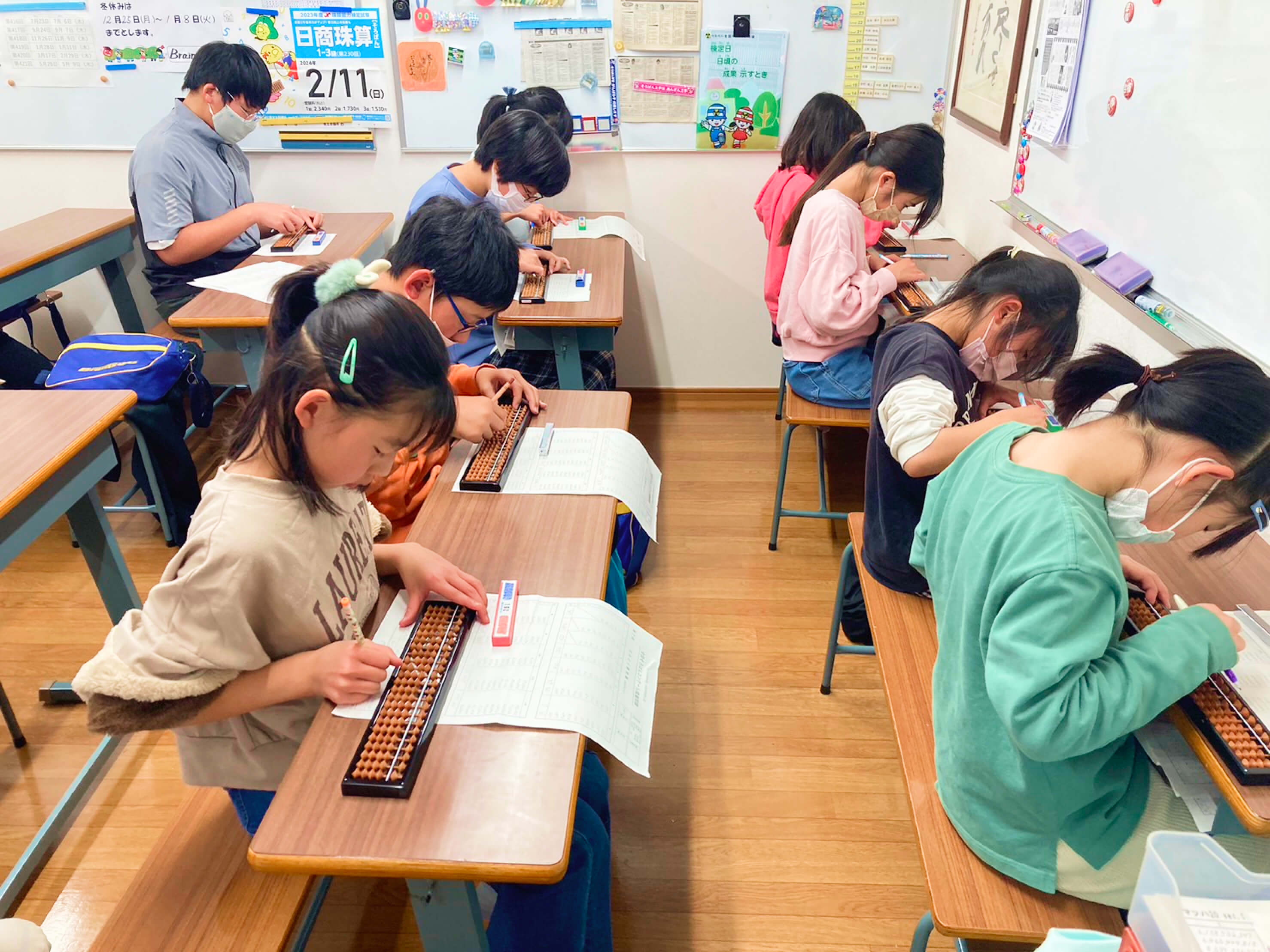 ぶれいんずSCの教室の様子