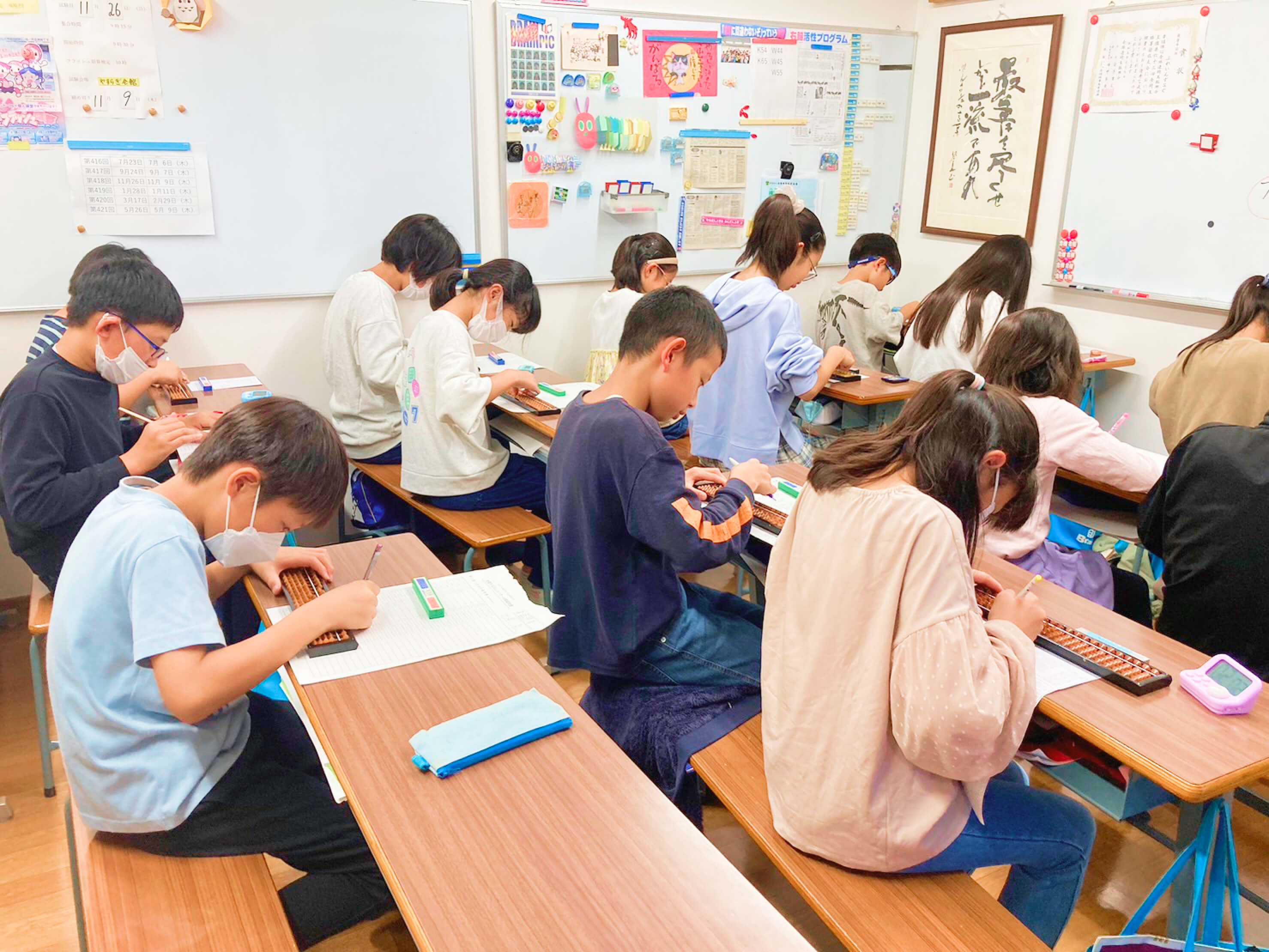 ぶれいんずSCの教室の様子